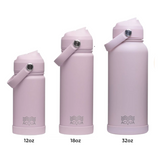 Acqua Flip Sip & Go! Double Wall Insulated Stainless Steel Water Bottle Rosepunch Pink 32 oz