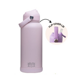 Acqua Flip Sip & Go! Double Wall Insulated Stainless Steel Water Bottle Rosepunch Pink 32 oz