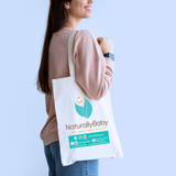 NaturallyBaby Canvas Tote Bag - Large