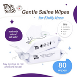 Tiny Nose Natural Saline Baby Wet Wipes - Unscented (50s)