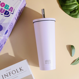 Acqua Boba Cup Stainless Steel Reusable Eco-Travel Insulated Tumbler (590 ml)
