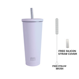 Acqua Boba Cup Stainless Steel Reusable Eco-Travel Insulated Tumbler (590 ml)