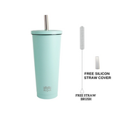 Acqua Boba Cup Stainless Steel Reusable Eco-Travel Insulated Tumbler (590 ml)