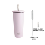 Acqua Boba Cup Stainless Steel Reusable Eco-Travel Insulated Tumbler (590 ml)