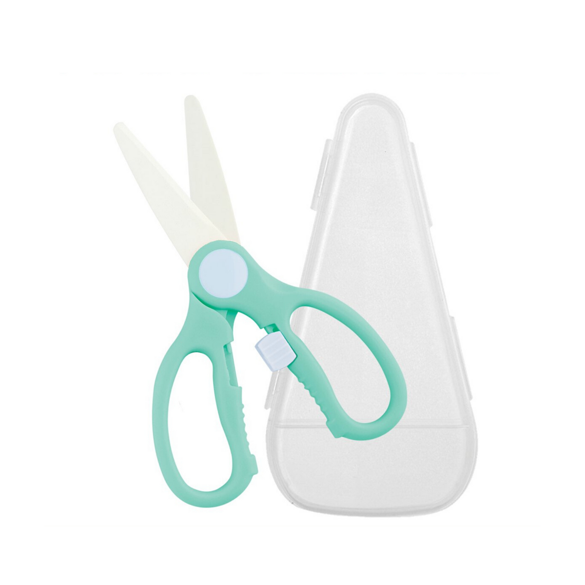 Baby Food Scissors ceramic,portable Baby Food Scissors Without BPA with Box An