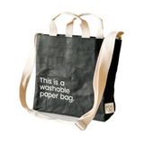 New Earth EcoCraft Washable Sling Bag - Black Charcoal (with zipper)