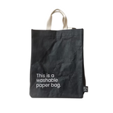 New Earth EcoCraft Washable Paper Bag - Small - Charcoal