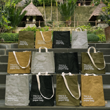 New Earth EcoCraft Washable Paper Bag - Medium - Olive