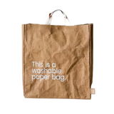 New Earth EcoCraft Washable Paper Bag - Large - Tan