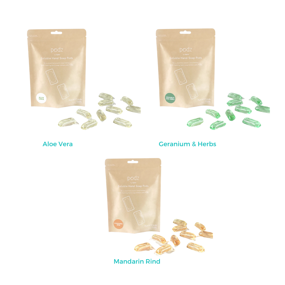 Zippies Podz Soluble Hand Soap Pods (10s) NATURALLYBABYPH CO.