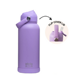 Acqua Flip Sip & Go! Double Wall Insulated Stainless Steel Water Bottle Lush Lilac 32 oz