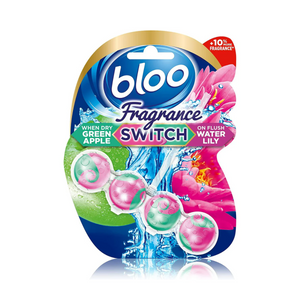 Bloo Fragrance Switch Floral Apple & Water Lily - Clean toilet bowl with every flush