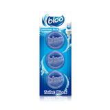Bloo In Cistern Blocks Blue Original with Long Lasting Anti-Limescale Cleaning, Foaming & Blue
