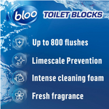 Bloo Toilet Blocks Limescale Prevention 2X50g