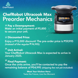 ChefRobot Ultracook Max (Downpayment for Preorder, please refer to Mechanics)