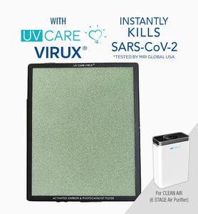UV Care Clean Air Purifier (6-stages) - Replacement Filter w/ Medical Grade H13 HEPA Filter
