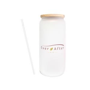 Ever After Frosted Tumbler with Straw - 16oz