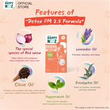 Happy Noz Adult Detox PM2.5 100% Organic Onion Sticker