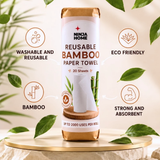Hokage Mom by Ninja Home Reusable Bamboo Paper Towel (up to 2,000 uses per roll)