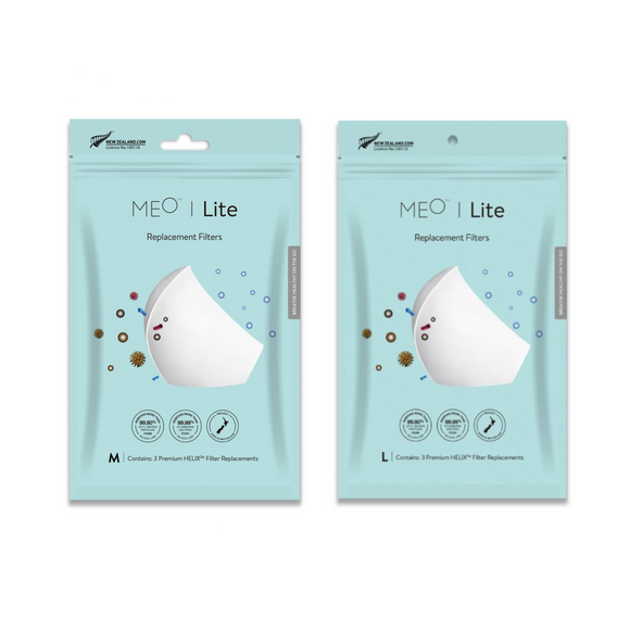 Meo Lite Helix Filter Pack of 3 (Medium/Large)