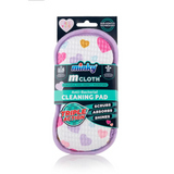 Minky M Cloth Anti Bacterial Cleaning Pad - Pastel Love Hearts