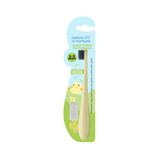 Nature to Nurture Wheat Straw Bamboo Charcoal Toothbrush with cover, 1-3 years old