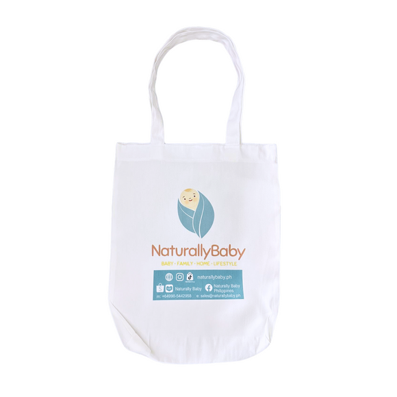 NaturallyBaby Canvas Tote Bag - Large