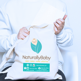 NaturallyBaby Canvas Tote Bag - Large
