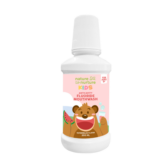 Nature To Nurture Kids Anticavity Fluoride Mouthwash - 200ml