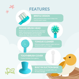 Nature To Nurture Kids Keep It Sparkly Toothbrush (6 years and up | Soft Bristles)