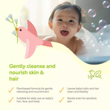 Nature To Nurture Baby Shampoo & Body Wash 750ml Pump Bottle