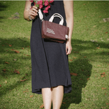 [NOW AVAILABLE] New Earth Washable Paper Bag - Mini Sling - Merlot