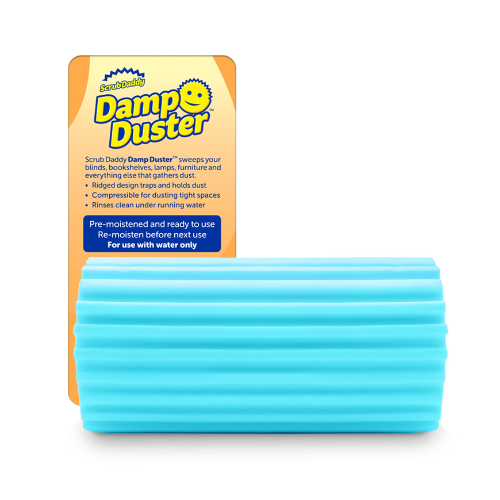 Scrub Daddy Damp Duster - Magical Dust Cleaning Sponge (Blue)