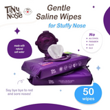 Tiny Nose Natural Saline Baby Wet Wipes - Grape (50s)