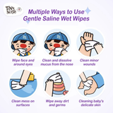 Tiny Nose Natural Saline Baby Wet Wipes - Unscented (20s)
