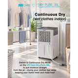 [Pre-Order / Unit Not On Hand - Fulfillment after 30 Days] UV Care Dry Pure Dehumidifier & Air Cleaner: 30L