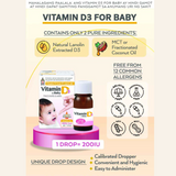 Morishita Jintan Vitamin D3 Drops for Baby