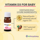 Morishita Jintan Vitamin D3 Drops for Baby