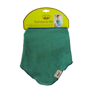 Poncho Baby Classic Bandana Bib - Reversible Emerald/Navy