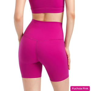NaturallyActive: Seamless Athletic/Fitness High waist Compression Biker Shorts for Women - Buttery Soft