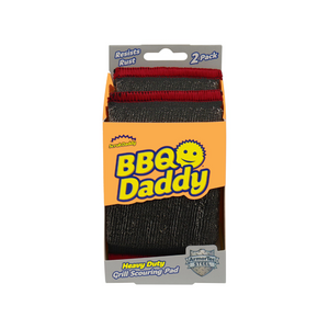 BBQ Daddy Scour Steel Heavy Duty Grill Scouring Pad