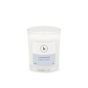 Bare Essentials Manila Soy Aromatic Candles - Glass -Lavender