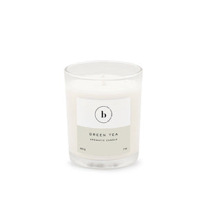 Bare Essentials Manila Soy Aromatic Candles - Glass - Green Tea