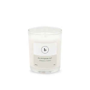 Bare Essentials Manila Soy Aromatic Candles - Glass - Peppermint