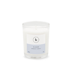 Bare Essentials Manila Soy Aromatic Candles - Glass - Clean