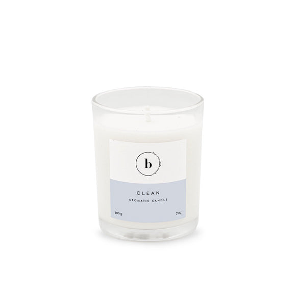 Bare Essentials Manila Soy Aromatic Candles - Glass - Clean