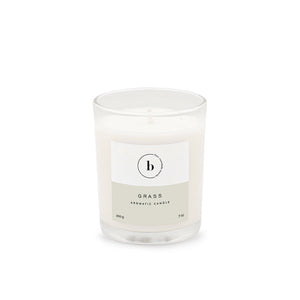 Bare Essentials Manila Soy Aromatic Candles - Glass - Grass