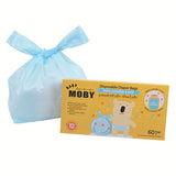 Baby Moby Disposable Diaper Bags (Baby Powder Scent) - 60 bags
