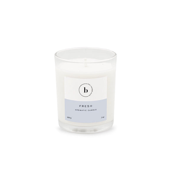 Bare Essentials Manila Soy Aromatic Candles - Glass - Fresh