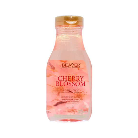 Beaver Beauty Cherry Blossom Shampoo - 350ml (for Oily Hair)